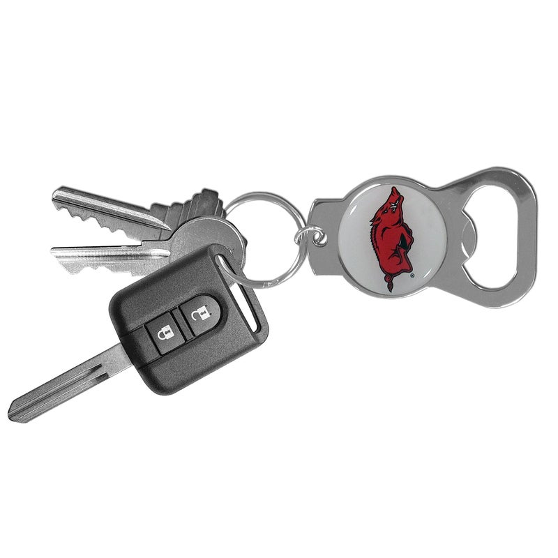 Siskiyou NCAA Siskiyou Sports Fan Shop Arkansas Razorbacks Bottle Opener Key Chain One Size Team Color - Image 2